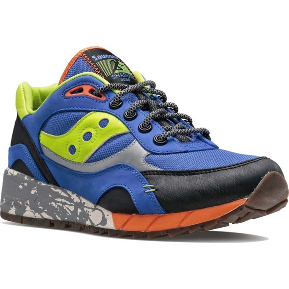 Saucony Originals Shadow 6000 Trail CPK Sneakers (Shoes)! Blue Lime Sz 9.5 - Picture 2 of 4
